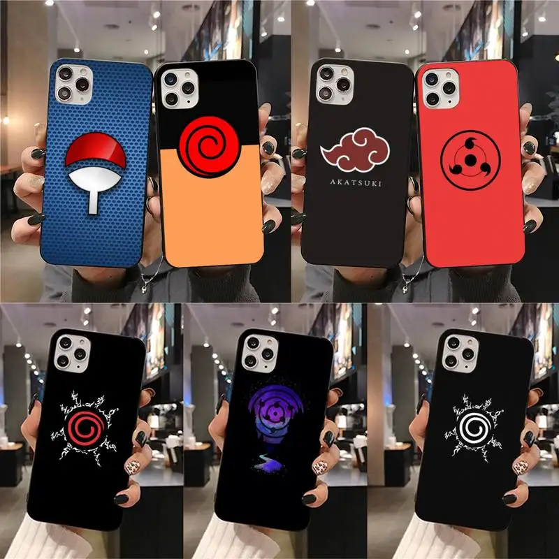 

Naruto family badge pattern TPU Soft Silicone Phone Case Cover for iPhone 11 pro XS MAX 8 7 6 6S Plus X 5S SE 2020 XR case