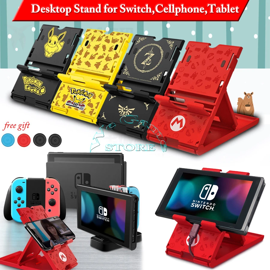 Nintendos Nintend Switch Console Stand Case Nintendoswitch Storage Bracket Holder for Nitendo NS Mobile Phone Tablet
