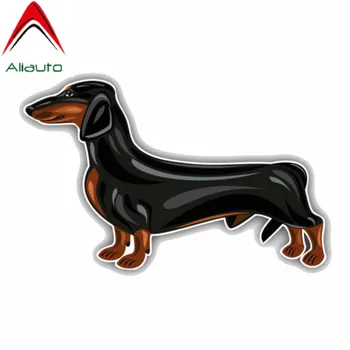 

Aliauto Personality Creative Car Sticker Dachshund Breed Dog Animal Pet PVC Material Sunscreen Decal Accessories,18cm*11cm