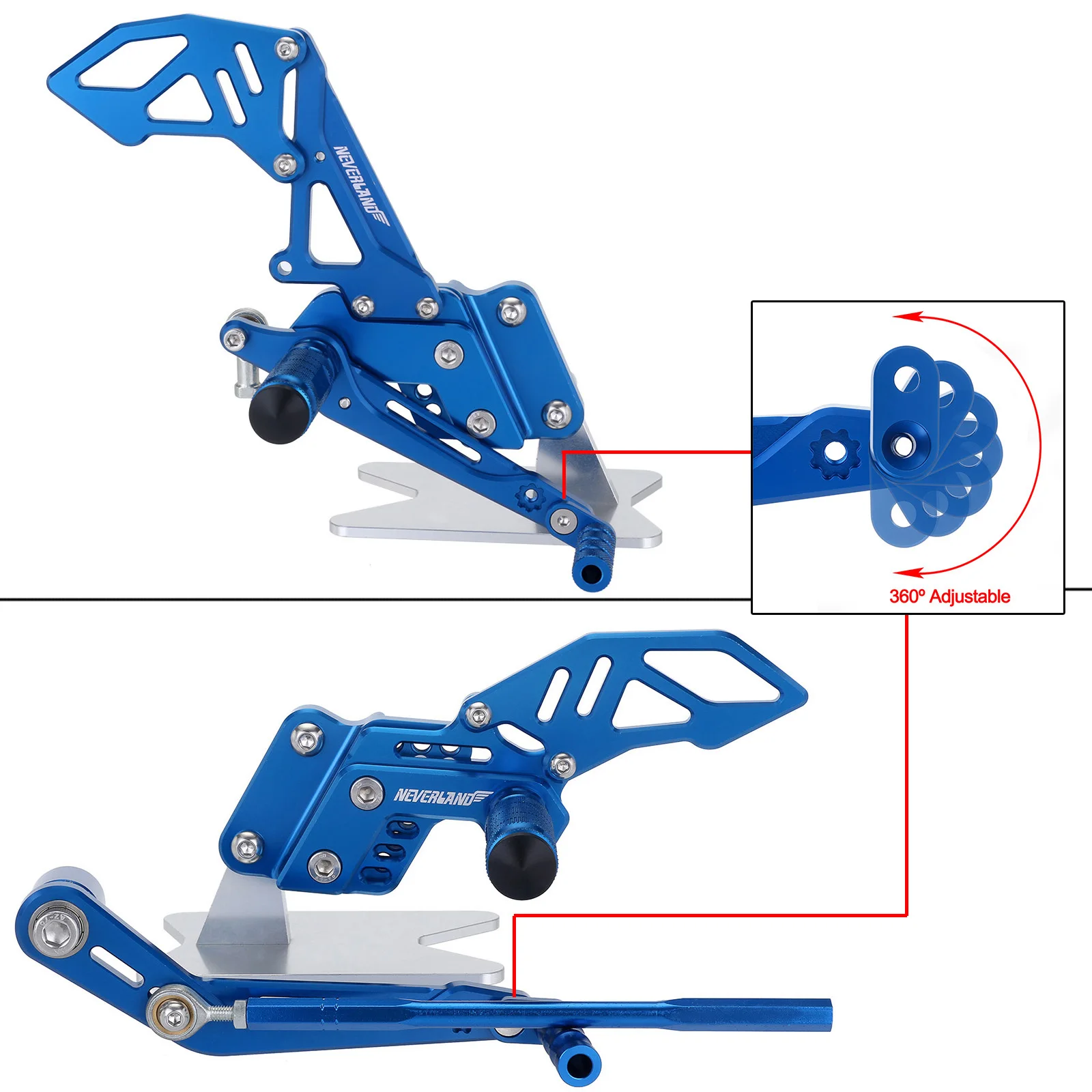 Ножная педаль Rearset сзади комплект мотоцикла для ног для SUZUKI GSX-R600/750 GSXR 600 750 2006 2007 2008 2009 2010