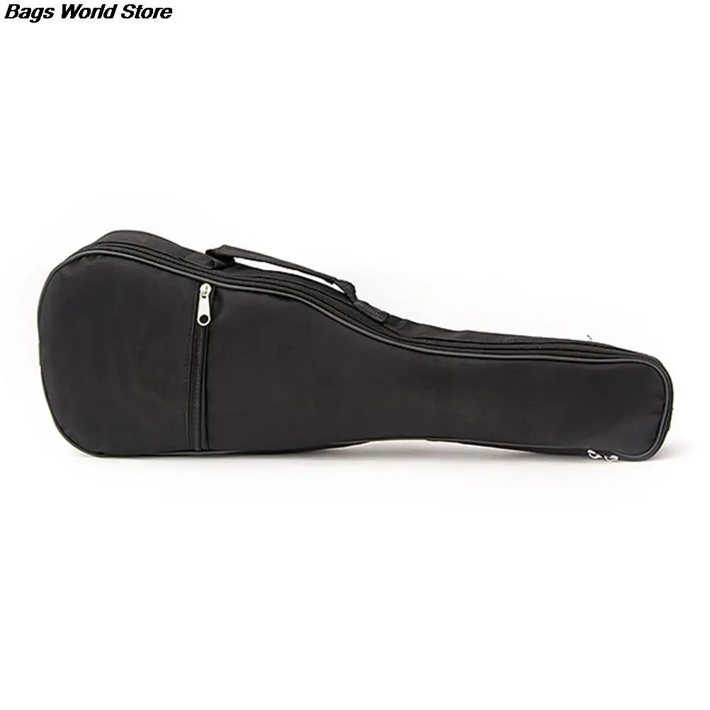 21" Guitar Bag Nylon oxford Ukulele Waterproof Guitar Cover Gig Bag Soft Case Adjustable Shoulder Straps Guitar Carry Bags Black 4