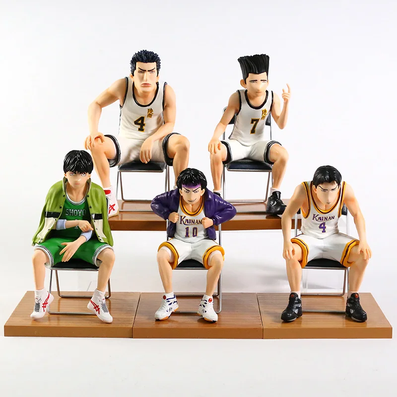 Фигурка аниме Slam Dunk Akira Sendoh Kiyota Nobunaga Fujima Kenji Shinichi Maki Uozumi Jun игрушки из ПВХ 5 шт./компл.