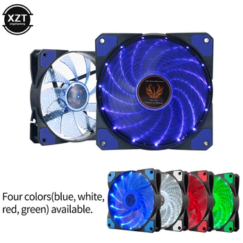 

120mm Fan for Computer CPU cooler LED light Ultra Silent Computer Case cooling Fan Heatsink 120mm Fan,12VDC 3P IDE 4pin,