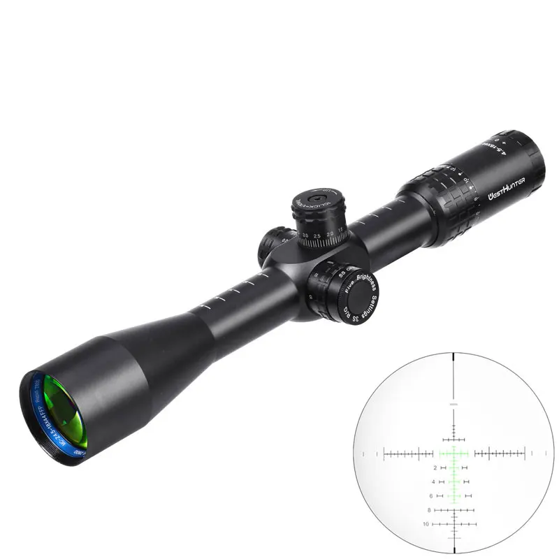 Тактический Оптический прицел WESTHUNTER 4 5 18X44FFP для винтовки с первым фокусным