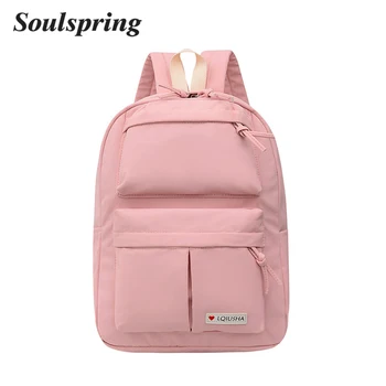 

High Quality Backpacks for Girls Women Multi Pocket Travel Backpack New Waterproof Nylon Bags Female School Bag Book Mochilas