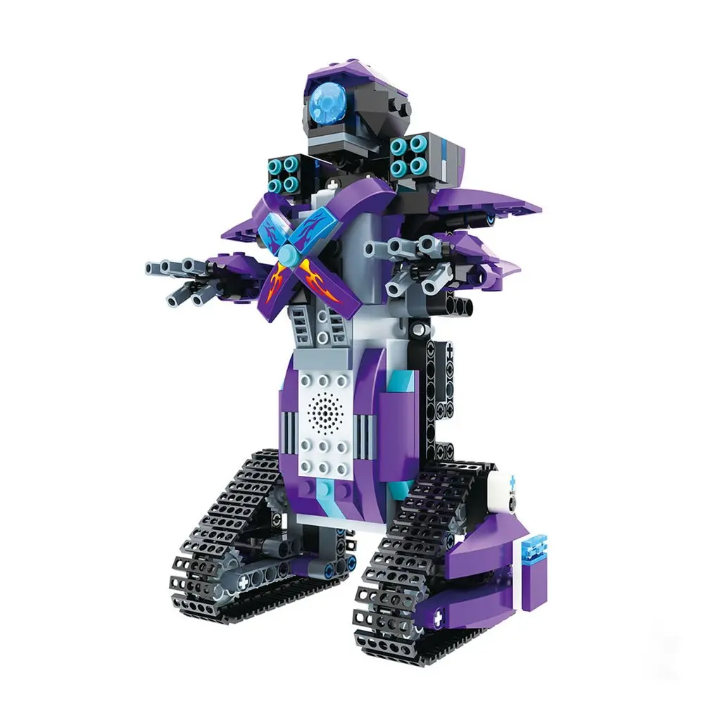 Управляемый робот с приложением DIY, собранные игрушки, новая моторная техника, функциональный робот, набор строительных блоков, кирпичи, детские игрушки, рождественские подарки - Цвет: 333PCS