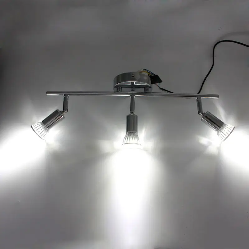 

9W Indoor Ceiling Spotlight 3 Lights Modern Decoration Lamps GU10 Rotatable