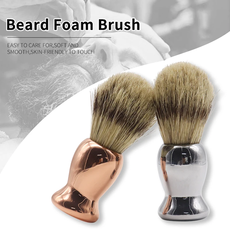 Golden Handle face Boar Bristles Beard Shaving Brush For Ultimate Wet
