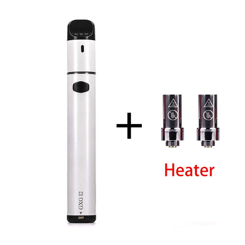 white with 2heater Kamry 100 комплект нагревательной ручки vape ручка комплект 1900 мАч нагрев не горит для сигарет комплект vs Kamry kecig 2,0 плюс justfog Q16 - Цвет: white with 2heater