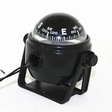 Электронный Регулируемый военный морской шар ночной компас над морем многоцелевой Морской Кронштейн компас Лодка туристический автомобиль