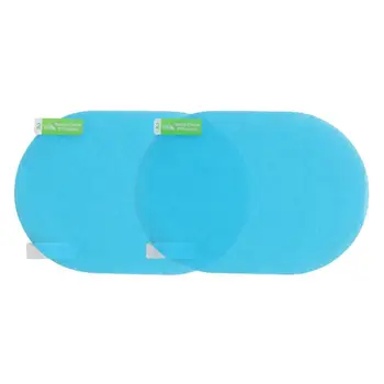 

2Pcs Car Rear Mirror Protective Film Anti Fog Window Clear Rainproof Rear View Mirror Protective Soft Film Auto Accessories