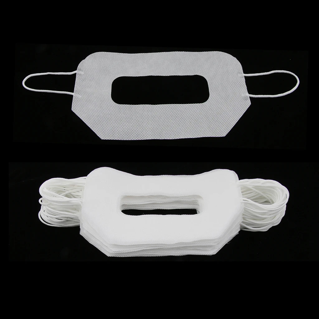 

50pcs Universal VR Disposable SMS Non-woven Sanitary White Eye Masks for Oculus Rift CV1 / Htcvivew, Super-Soft Comfortable
