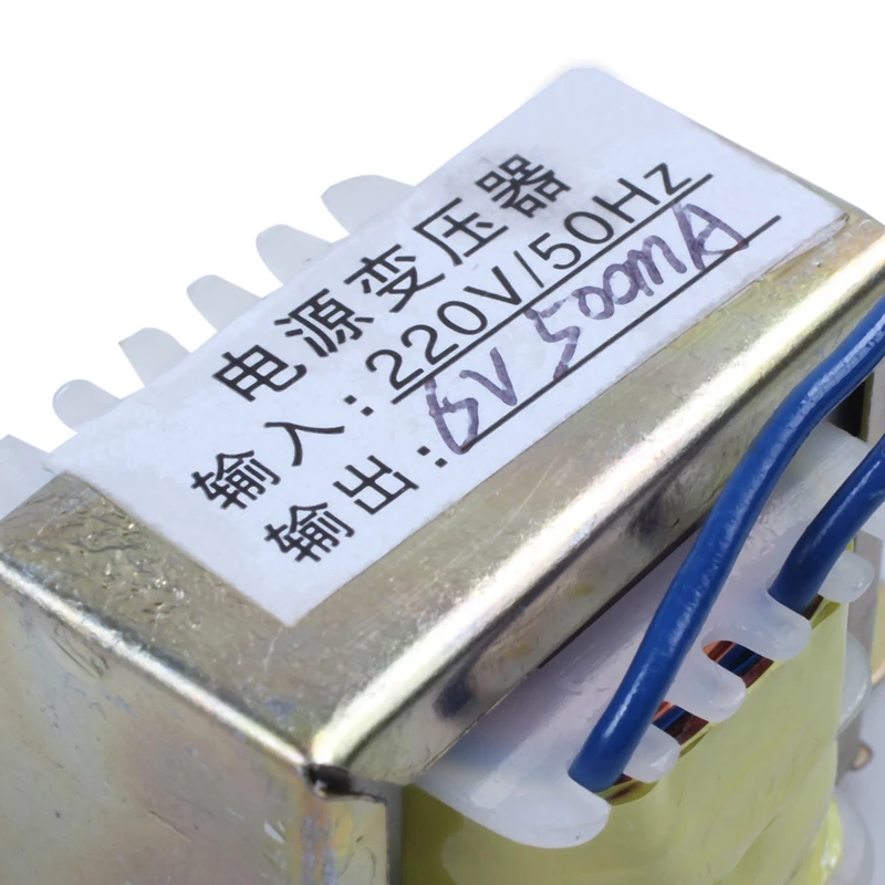 220V 50Hz 6V Вход Выход крепления вертикальный однофазный ei силовой трансформатор