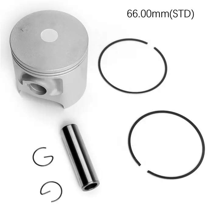 66.00mm Artudatech для Yamaha DT200R 1995-1996 STD Ø66MM поршневой комплект+ 0,25 0,50+ 0,75+ 1,00 размер отверстия DT 200R запчасти - Цвет: 66.00mm