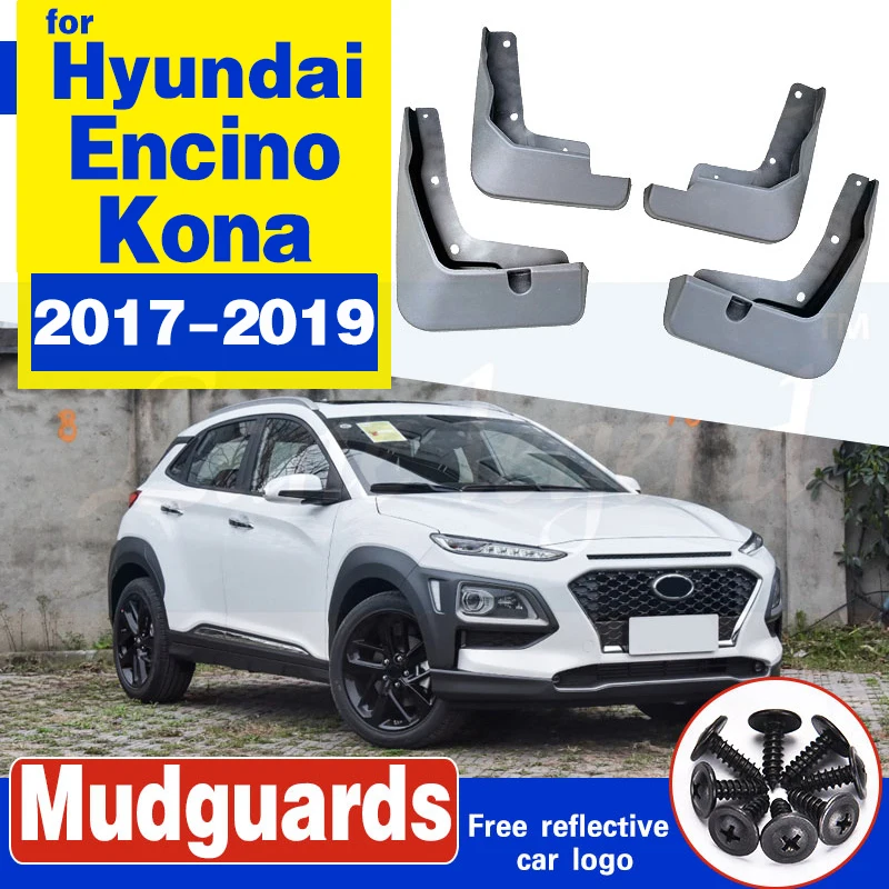 

4 шт., накладки на крыло для HYUNDAI ENCINO KONA 2017 2018 2019