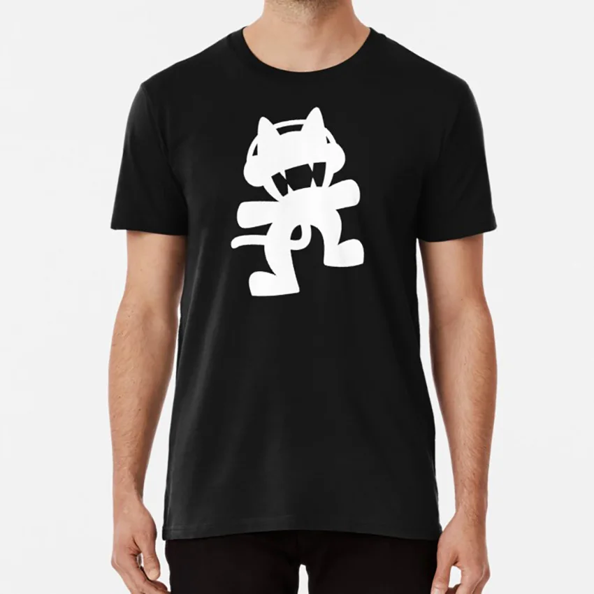 MonsterCat футболка monster cat monstercat audiophile dj deejay edm alone - Цвет: Черный