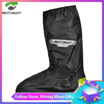 

MOTOBOY High Top Waterproof Shoes Covers For Shoes Motorcycle Cycling Bike Rain Boot Rain Cover for Shoes In Creek Rainy Snowing