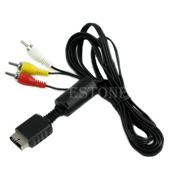 

Hot Audio Video AV Cable Cord Wire to 3 RCA for Sony Playstation PS PS2 PS3