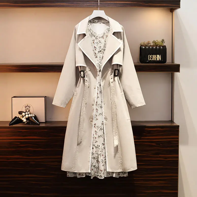 

One Piece/Set Large Size Dress Autumn 2020 New Large Girl's Windbreaker Jacket