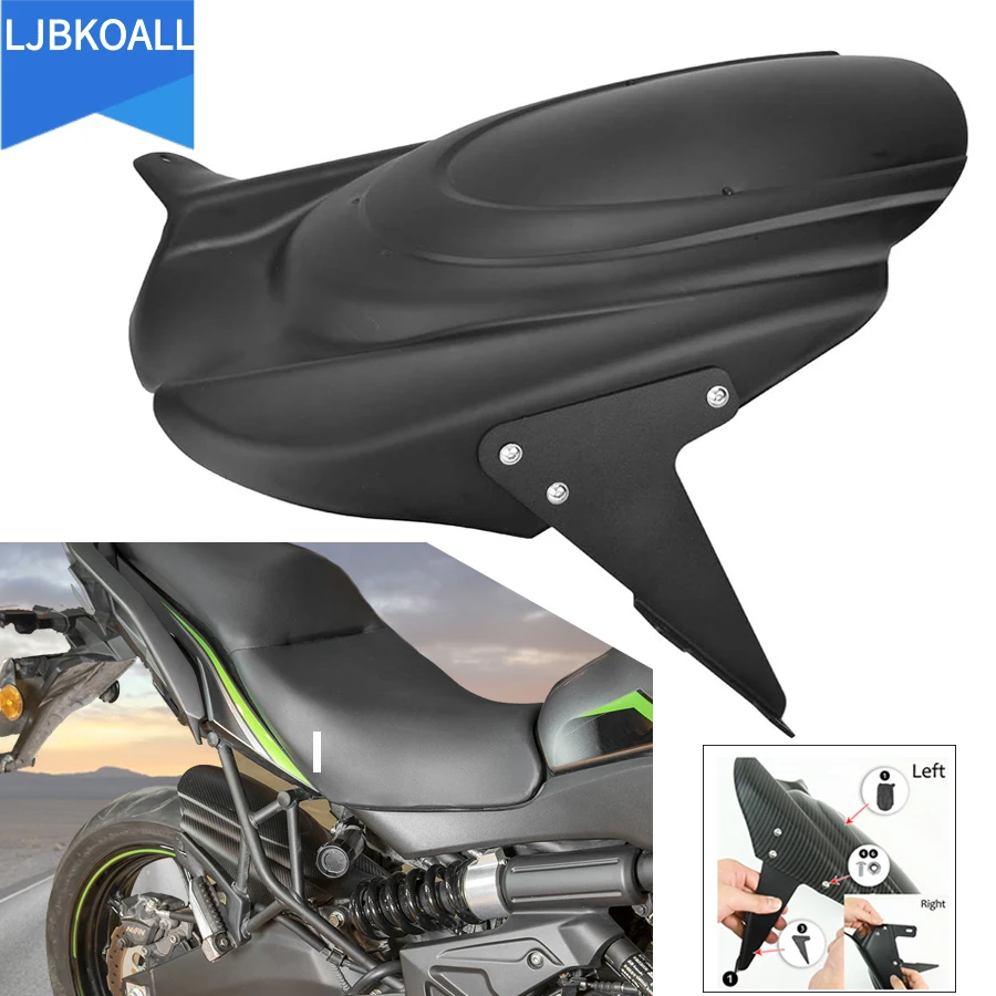 Moto Aile Arrière Garde-boue Protéger Cover kit Pour Versys 650 KLE650 201 R6G7