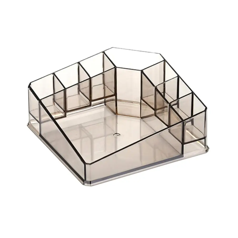 

Durable Multifunction Transparent plastic Makeup Box Jewelry Nail Polish Lipstick Cosmetics Storage Rack