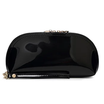 

Fashion Lady's Patent Leather Sequin Purse New Shell-shaped Sweet Lady Wallet
