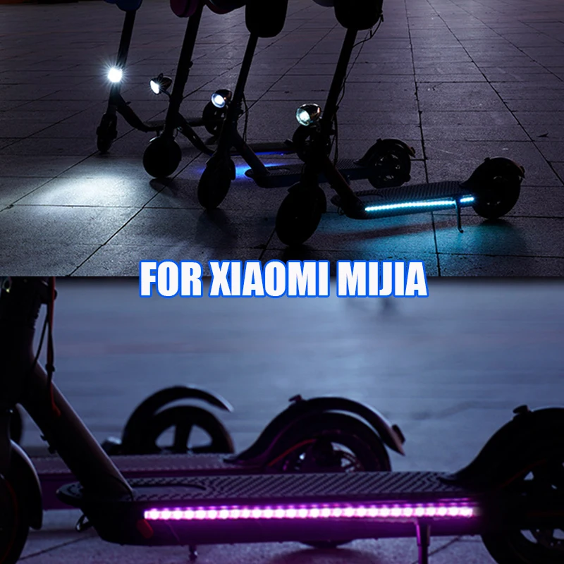Складная Светодиодная лента фонарик бар лампа для Xiaomi Mijia M365 электрический скутер скейтборд ночной Велоспорт безопасность декоративный свет