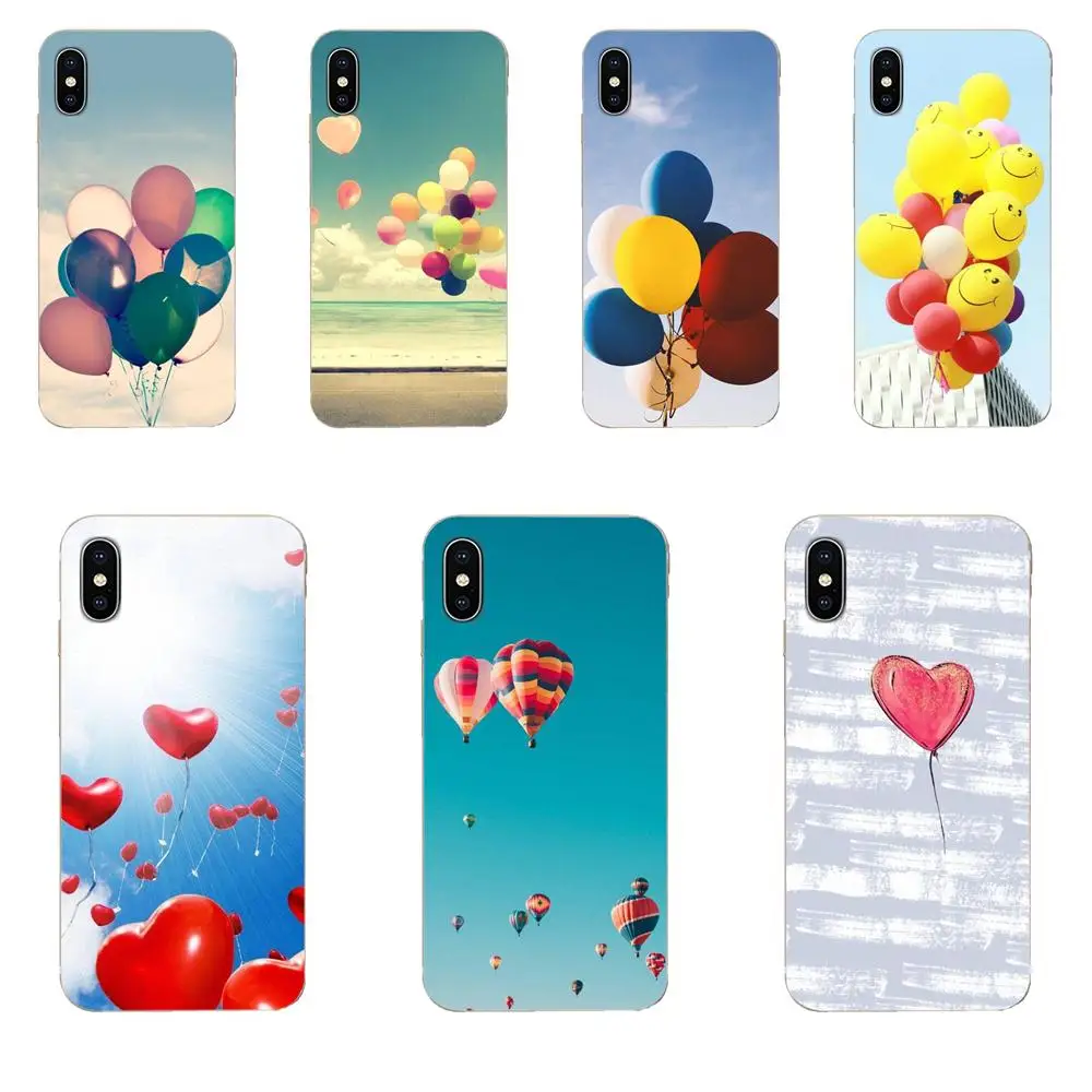 Чехлы на заднюю панель с милыми воздушными шарами для huawei P7 P8 P9 P10 P20 P30 Lite Mini Plus Pro Y9