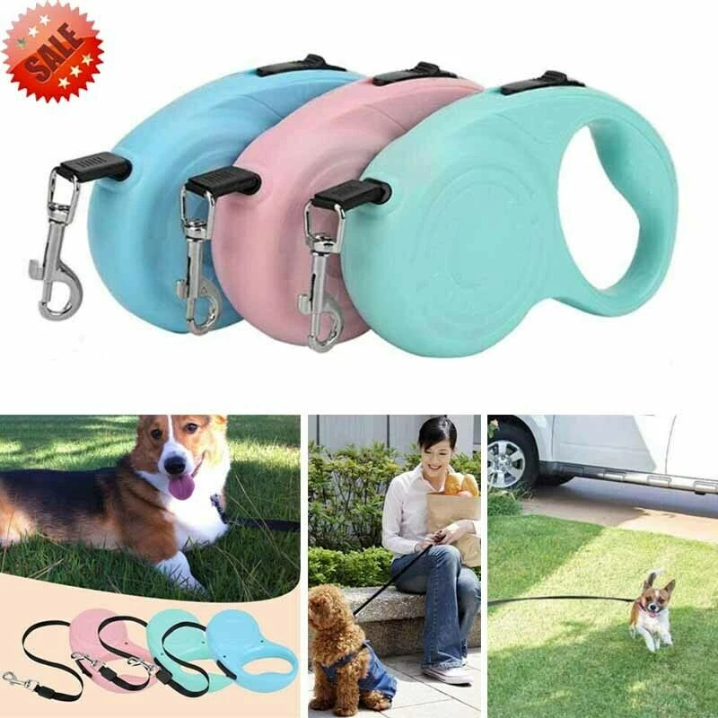 automatic retractable dog leash