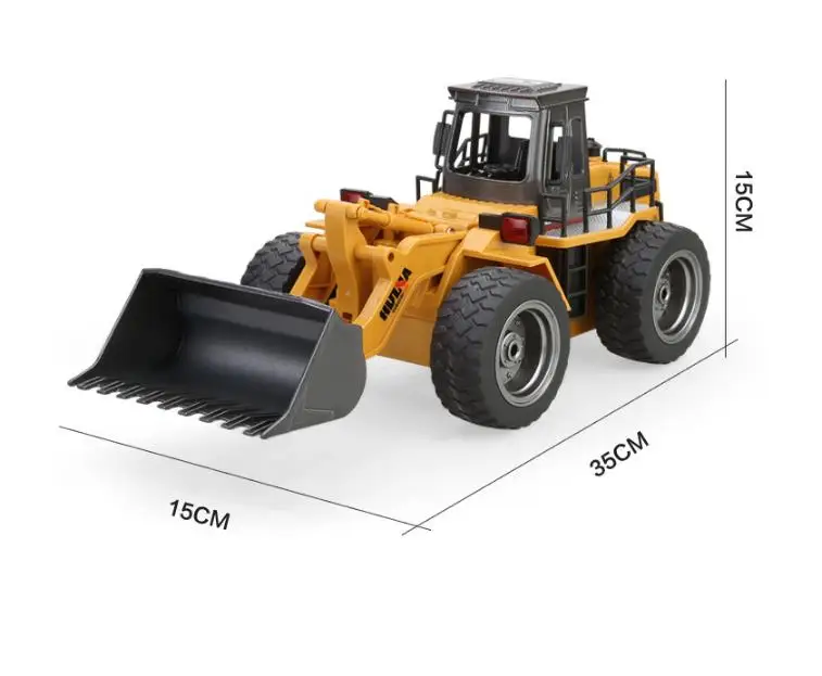HuiNa 1520 RC автомобиль 6CH 1/18 грузовики металлический бульдозер зарядка RTR дистанционное управление грузовик строительная машина Автомобили детские игрушки подарки