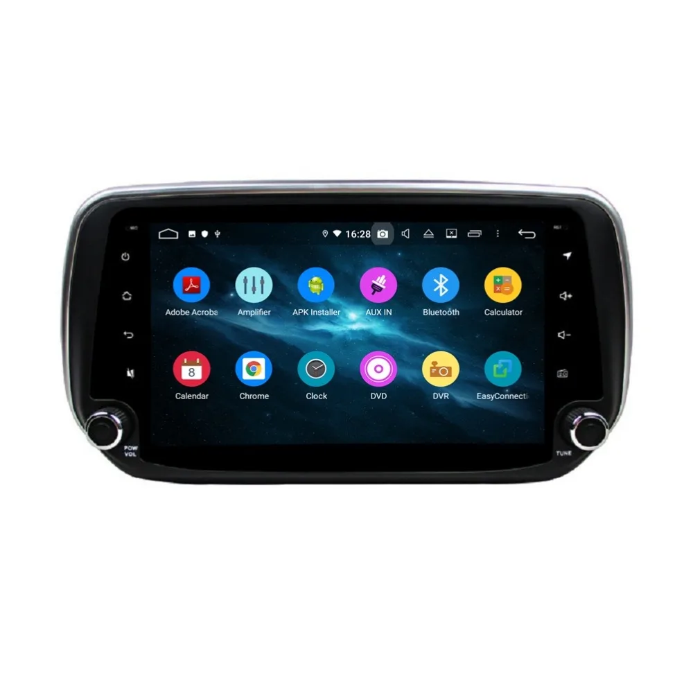 Excellent 9" Octa Core IPS screen Android 9.0 Car GPS radio Navigation for Hyundai ix45 Santa fe 2018-2019 with 4G/Wifi,DVR,1080P 1