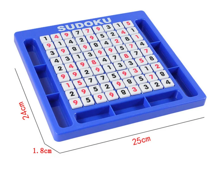 Деревянный Sudoku настольная игра в шахматы пластик ABS Matematicas Монтессори вспомогательный материал для обучения детей развивающие игрушки логическая игра для детей