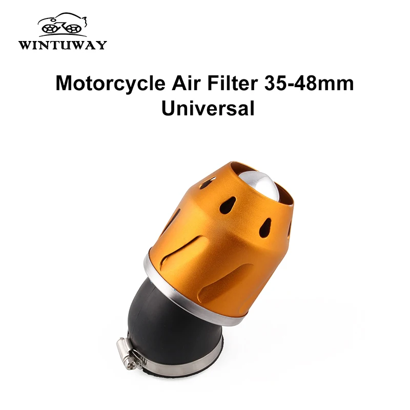 

WINTUWAY Motorcycle Air Filter 35-48mm Universal Scooter Modification Parts Air- Cleaner Engine Parts For Yamaha For Honda