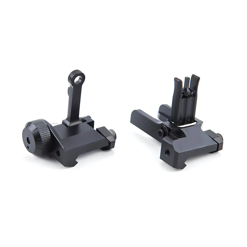 

Tactical Front&Rear sight Flip Up Folding Iron Sight Front Rear Sight For Airsoft Outdoor Sighting Device Weapon Sight Hunting