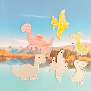 

Three Dinosaur Pictures Decoration cutting Die New knife Die Metal cutting Mould 3D Art Paper DIY Decoration