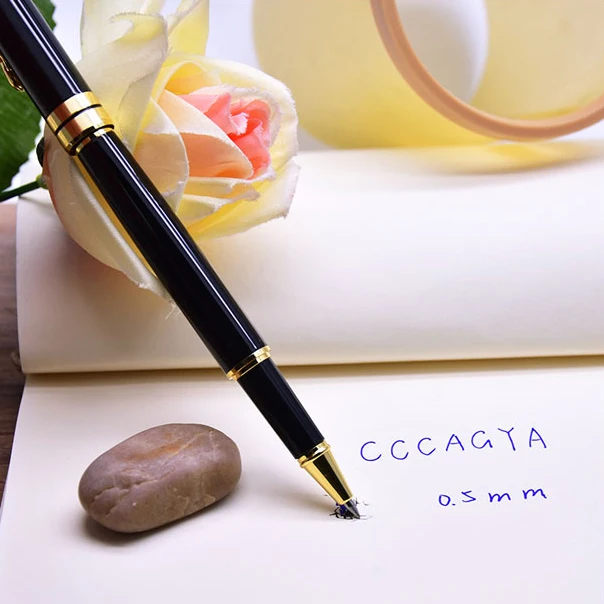 CCCAGYA A099 модная классическая металлическая гелевая ручка для обучения в офисе школьный канцелярский подарок ручка и отель бизнес пишущий шариковая ручка