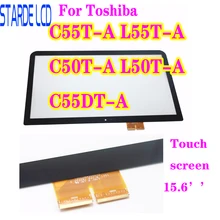 15," Сенсорный экран Стекло с сенсорной панелью для Toshiba C55T-A L55T-A C50T-A L50T-A C55DT-A S55T-A не ЖК-дисплей