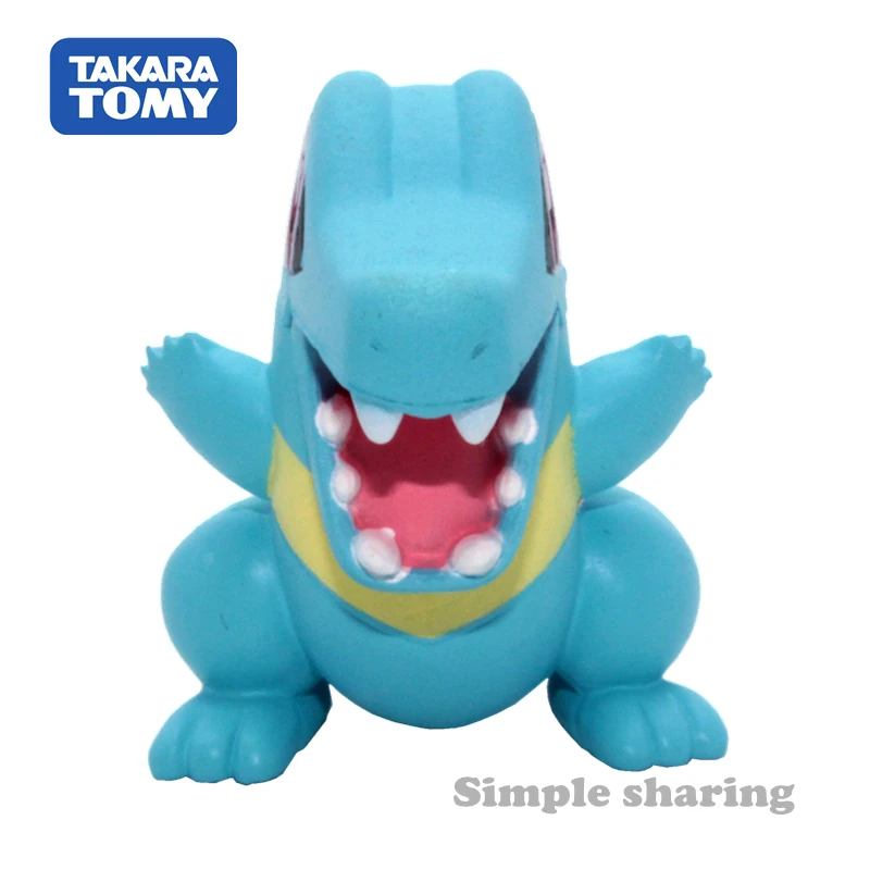 Takara Tomy Tomica Moncolle Ex конструктор с фигурками из м/ф “Покемон” Totodile Sun Moon Детские