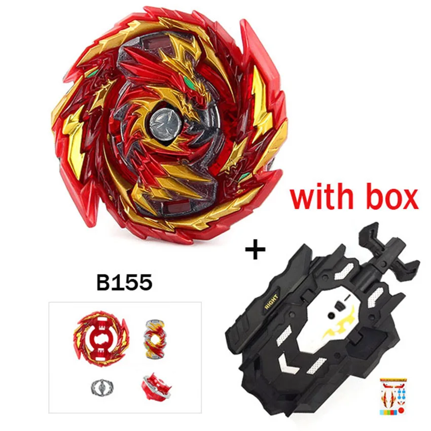 

2020 new Original box B155 Beyblades Burst and Left Right Two Way Wire Launcher Burst Arena Metal God Bayblade Bay Blade Blades