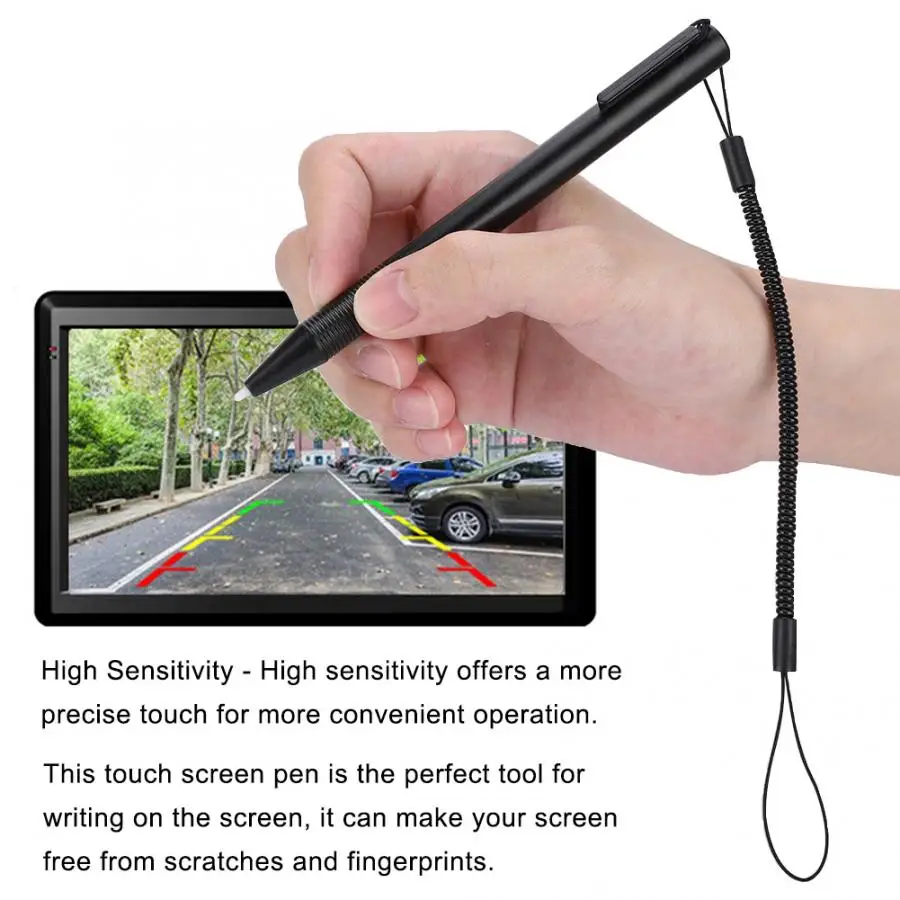 Сенсорный экран ручка для ipad pro 11 резистивный сенсорный экран анти-царапающий Стилус ручка с пружинной веревкой для pos PDA навигатор touch