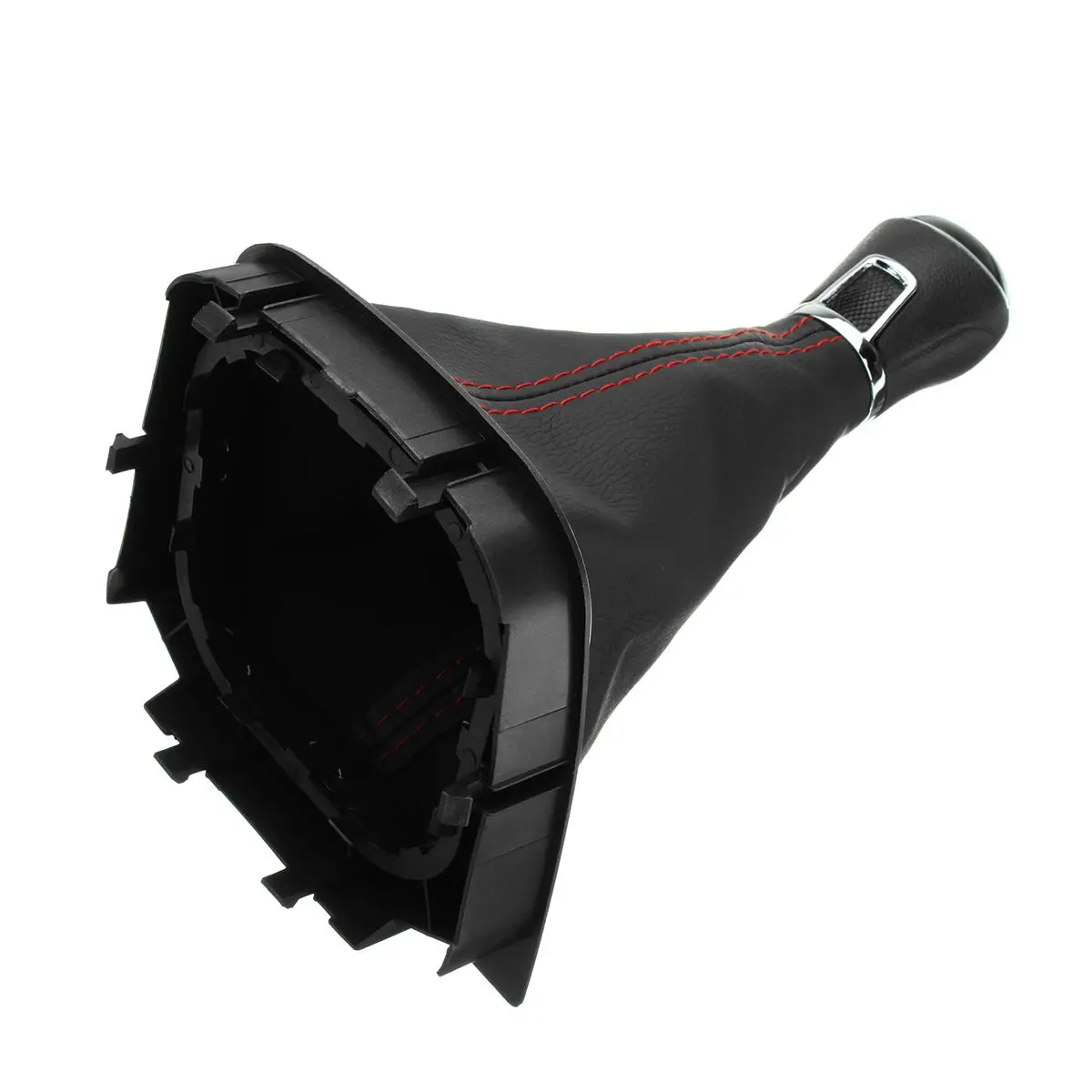 5/6 Speed Car MT Gear Shift Knob Shifter Lever PU Leather Gear Shift Collar Gaiter Boot Cover For VW Golf 5 6