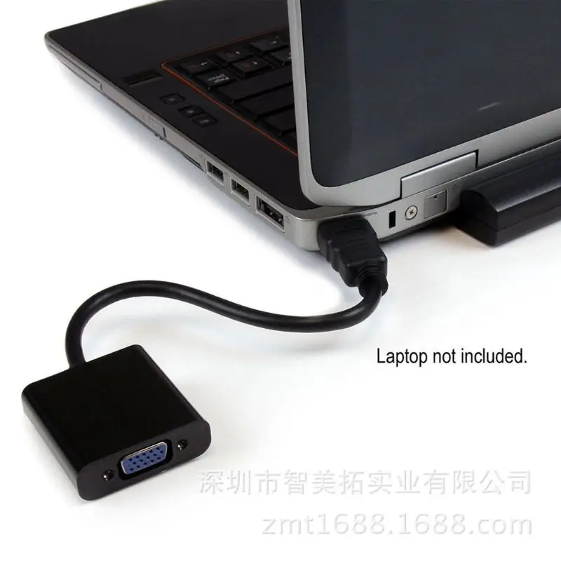 OOTDTY HDMI в VGA кабель конвертер цифровой аналоговый HD 1080P для ПК ноутбук планшет