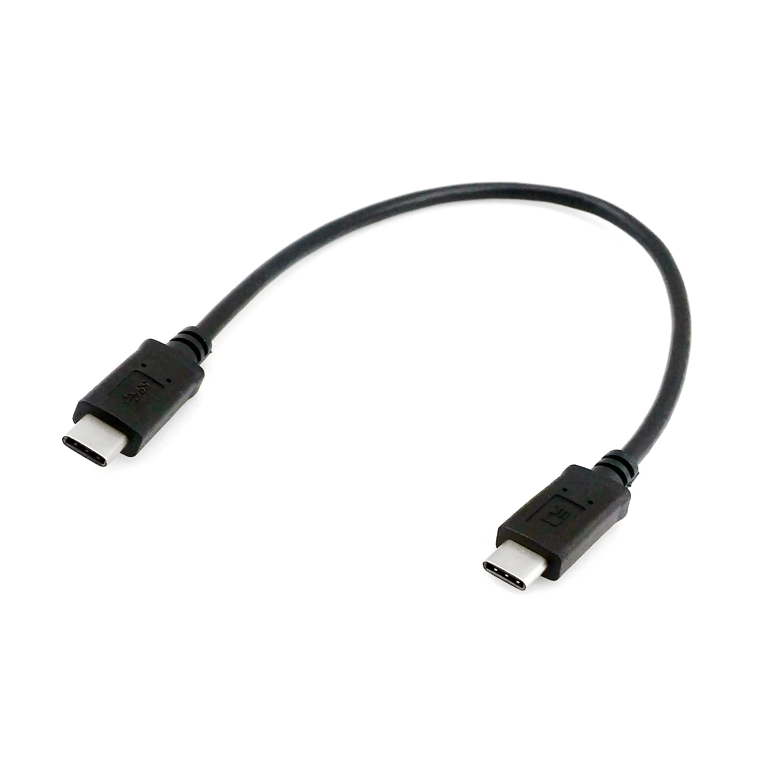 10pcs/lot USB-C USB 3.1 Type C Male Connector to C Male Charge Data Cable 30cm