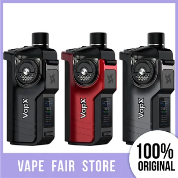 

New Original VapX Geyser Pod Kit with 100W Max Output Power by 21700/18650 and 6.5ml/5ml Capacity & Two AFC Pods E-cig Kit