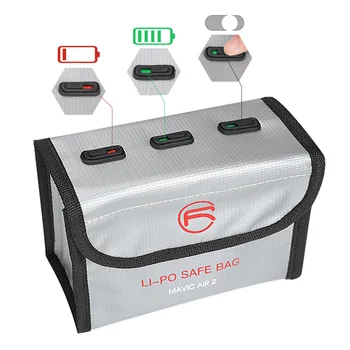 

Upgraded DJI Air 2 LiPo Safe Bag Explosion-proof Protective Drone Battery Storage Pouch Bag for DJI Mavic Air 2 Accessories