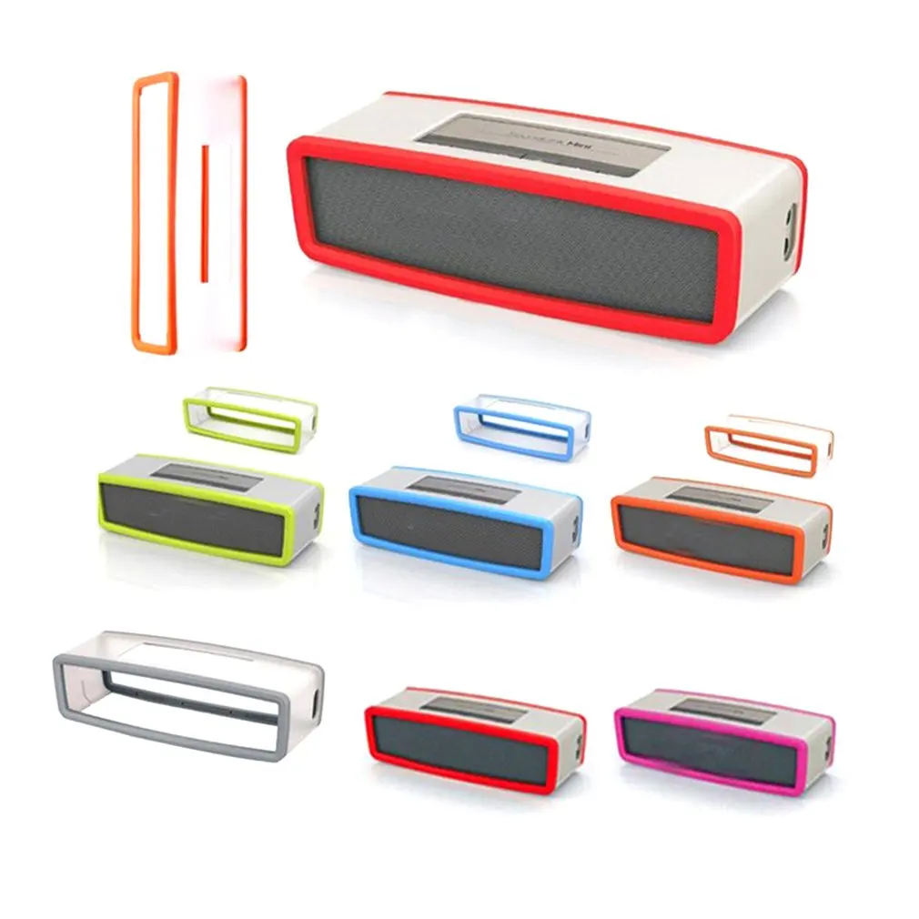 Портативный Силиконовый чехол для Bose SoundLink Mini 1 2 Sound Link I II Bluetooth динамик Защитная крышка кожный ящик динамик s сумка
