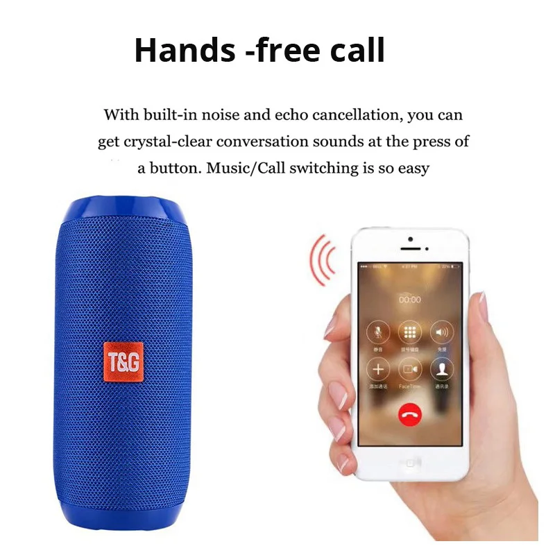 TG117 Портативная звуковая колонка, водонепроницаемый bluetooth-динамик, открытый велосипедный сабвуфер, басовый беспроводной громкий динамик FM TF