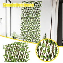 Clôture rétractable extensible, clôture de protection contre les UV pour plantes artificielles de jardin, pour usage intérieur et extérieur