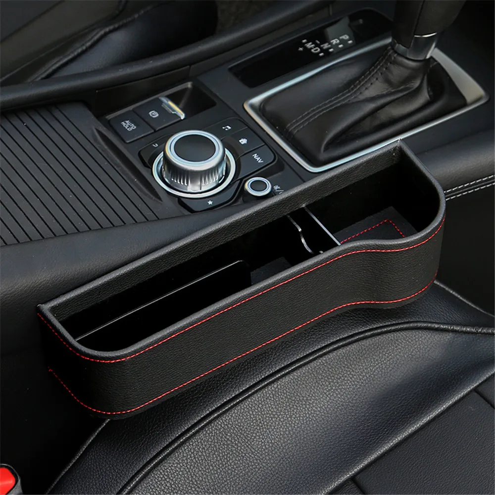 ABS Leder Auto Sitz Lagerung Box Auto Organizer Spalt Schlitz Füllstoff  Halter für Audi A3 A4 A5 A6 A7 A8 q2 Q3 Q5 Q7 S3 S4 S5 S6 - AliExpress