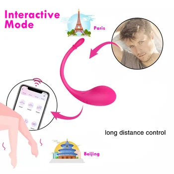 Bluetooth Vibrating Egg for Women Clit Stimulator Female Vibrator Wireless App Remote Control Love Egg Sex Toys for Adult Couple 4
